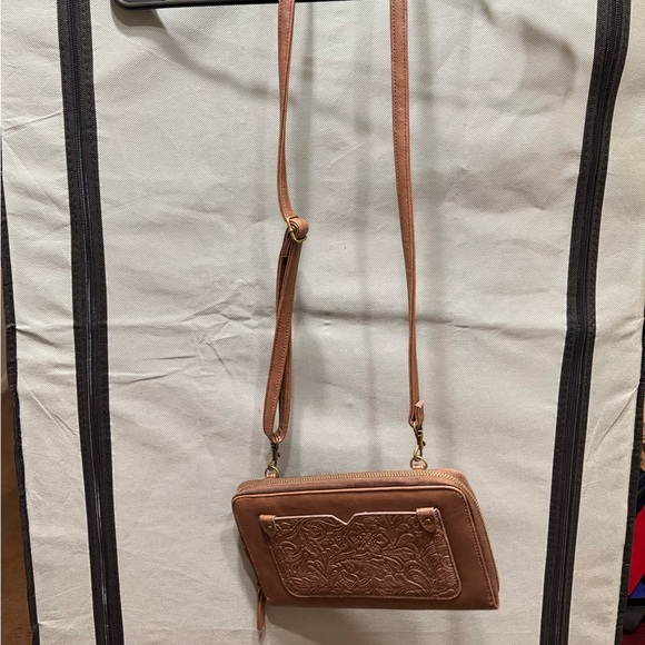 Vintage brown floral embroided bag, y2k - Picture 1 of 1